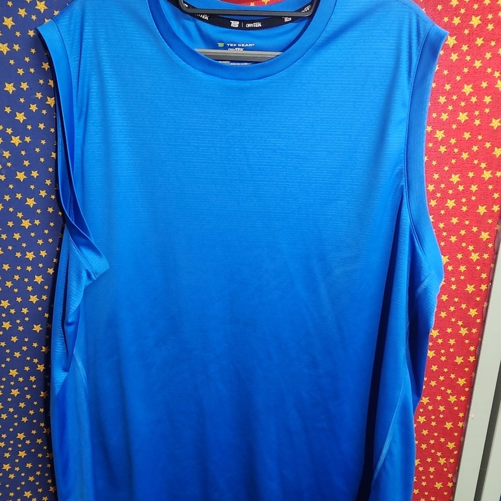 **tek gear Men’s Blue Performance Tank Top**